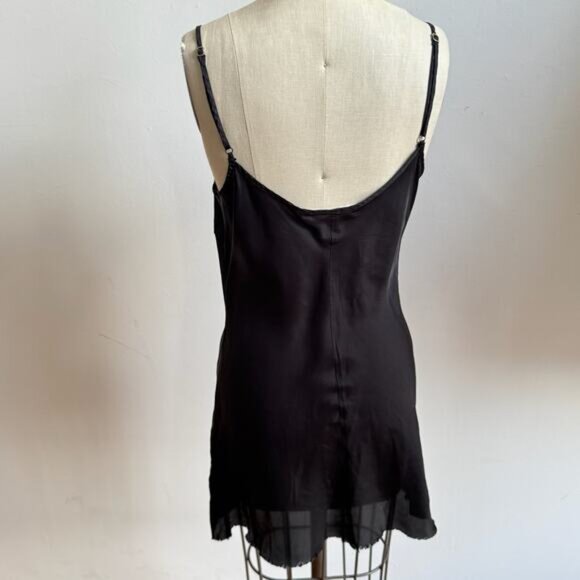 ORGANIC BY JOHN PATRICK Louise Black Slip Mini Dress - Picture 3 of 7